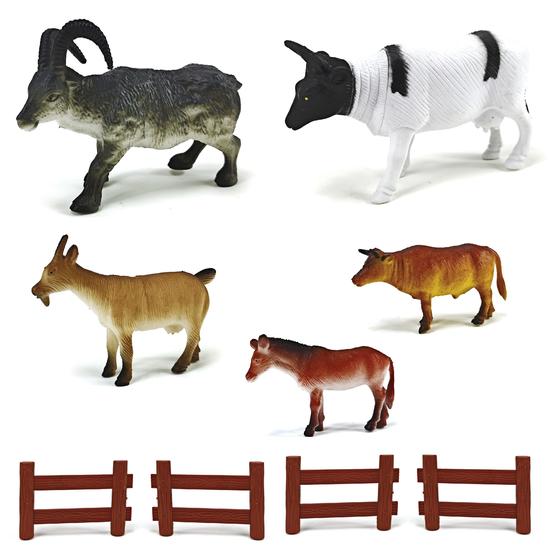 Imagem de 01 kit de animais da fazenda - médio - 02 modelos