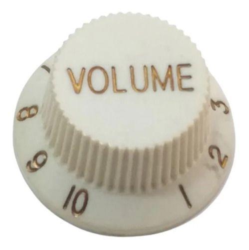 Imagem de 01 Knobs Chapéu Guitarra Strato Volume Estriado