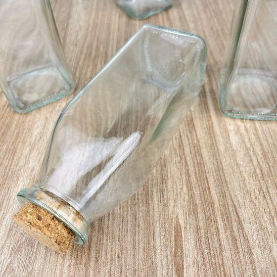 Imagem de 01 Unidade Porta Mantimentos de Vidro com Rolha 330ml