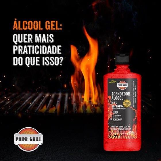 Imagem de 01 Unidades Acendedor Gel p/Churrasqueira, Lareira, Rechaud 430g Primegrill