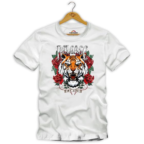 Imagem de 011Masc Camiseta 100 algodão Tigre