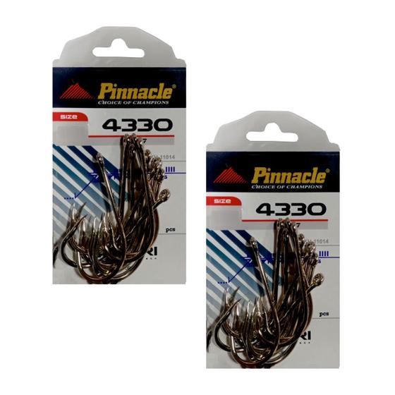 Imagem de 02 Cartela de Anzol Pinnacle 92247 High Carbon Steel KH11014 Maruri - n12 e 14