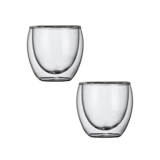 Imagem de 02 Copos para Café com parede dupla Hot Cold 80mL - Kenya