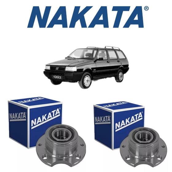 Imagem de 02 Cubo de Roda Traseiro Nakata Original Fiat Elba 1.5 1990