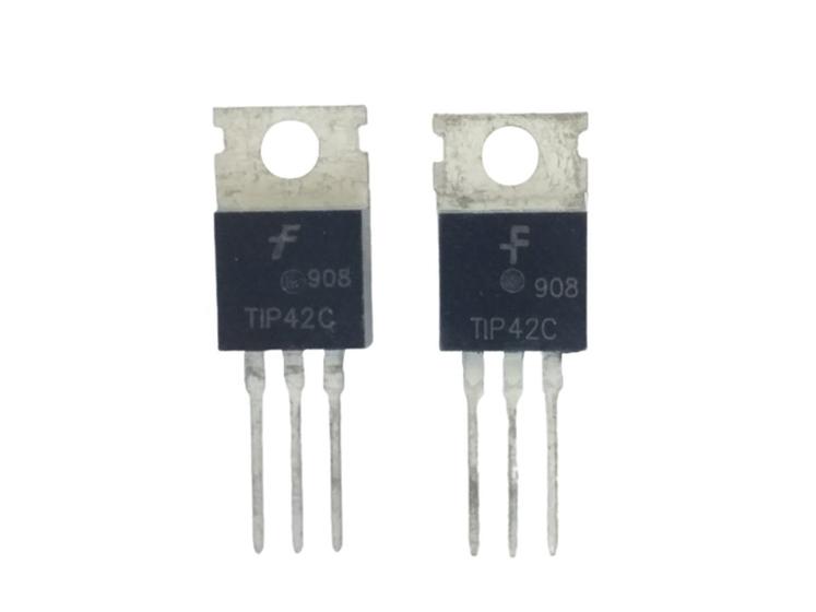 Imagem de 02 Transistor Tip42c / Tip 42 Pnp 40v 6a Original Fairchild