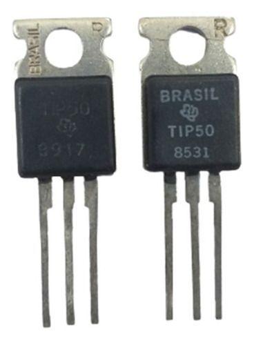 Imagem de 02 Transistor Tip50  Tip 50 400v 1a - Antigo Original Texas