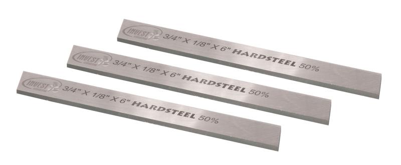Imagem de 03 Bedame 3/4 X 1/8 X 6 Hardsteel 50% Cobalto P/ Torno