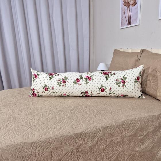 Imagem de 03 Fronhas Estampadas Para Travesseiro De Corpo Xuxão 140 x 40 cm Grande Para Decoração