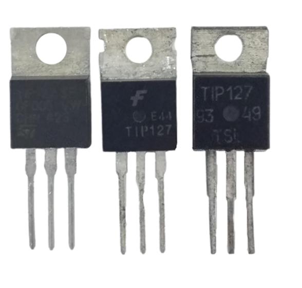 Imagem de 03 transistor tip127 100v 5a 65w original st fairchild tsl