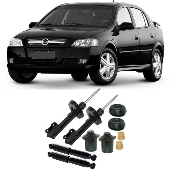 04 Amortecedores + Kit Batente Chevrolet Astra Dianteiro 1998 Até 2011 O Par Menor preço em 04 Amortecedores + Kit Batente Chevrolet Astra Dianteiro 1998 Até 2011 O Par