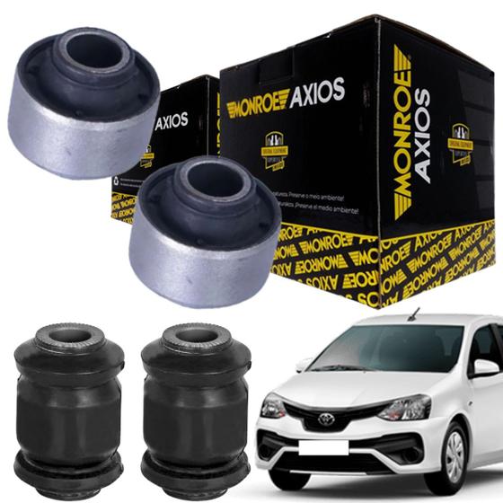 04 Buchas Balança Bandeja Leque Toyota Etios Original Axios Menor preço em 04 Buchas Balança Bandeja Leque Toyota Etios Original Axios