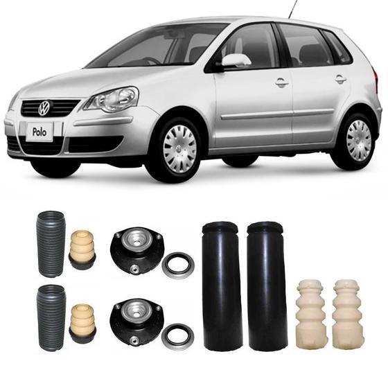 Imagem de 04 Kits Batentes VW Polo 2003 Até 2013 Dianteiro e Traseiro