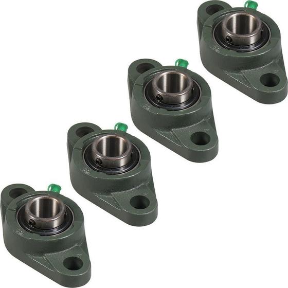 Imagem de 04 Mancal Flange Com Rolamento Ucfl208 - P Eixo 40Mm