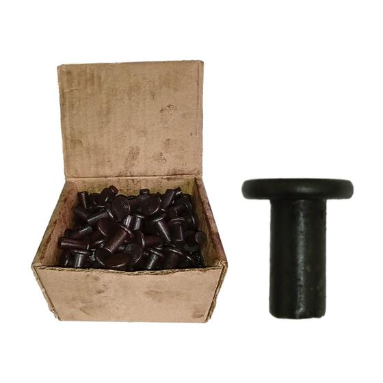 Imagem de 05 Kg Rebite Rebater Maciço 3/8 x 7/8" Ferro Cabeça Chata
