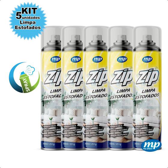 Imagem de 05 Limpa Estofados Spray Zip 300ml MYPLACE