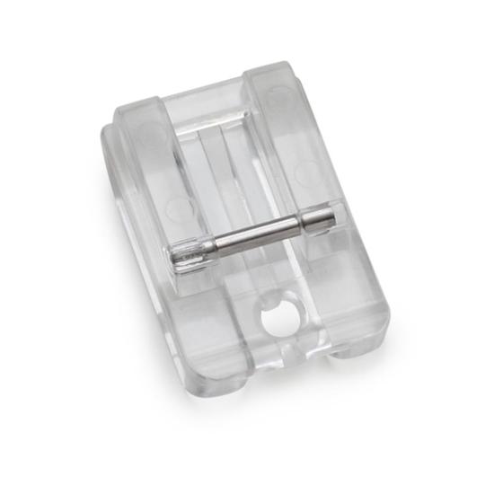Imagem de 05 Sapata Calcador de Zíper Invisível de Plástico Transparente  para Instalar Ziper - VZP-A3