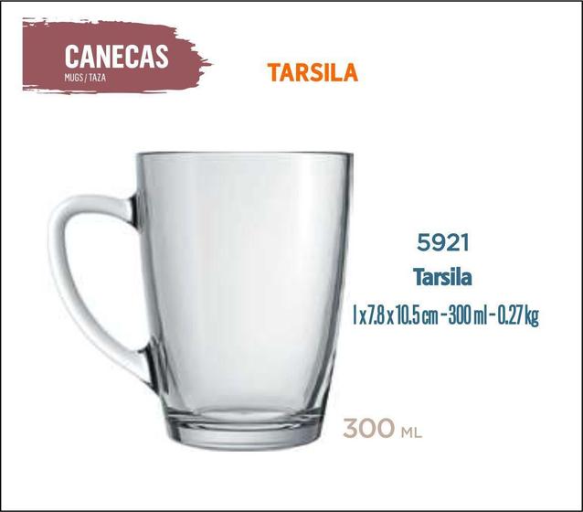 Imagem de 06 Caneca Tarsila 300Ml-Café Leite-Cappuccino-Chocolate-Chá