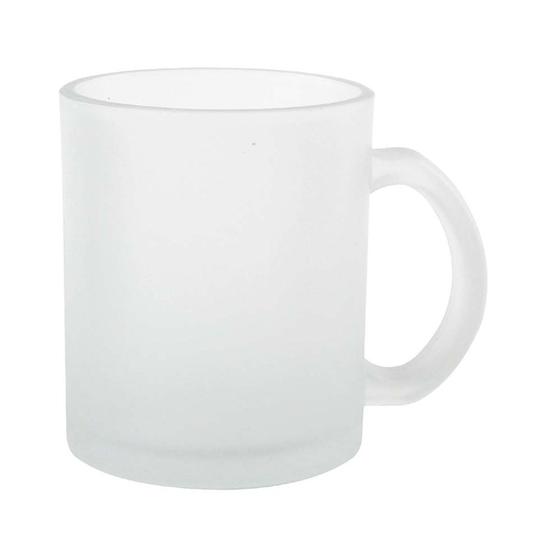 Imagem de 06 Caneca Vidro Jateada - Fosca P/ Sublimação