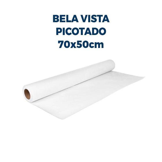 Imagem de 06 Rolos Papel Lençol 70x50 Descartável Maca Hospitalar COM PICOTE - Bela Vista