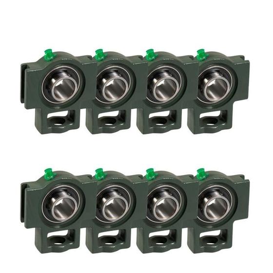 Imagem de 08 Mancal Tensor Com Rolamento Uct203 - P Eixo 17Mm