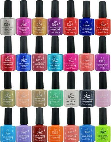 Imagem de 09 Esmalte Gel Led Uv D&z 7,5ml Original Variedade De Cores