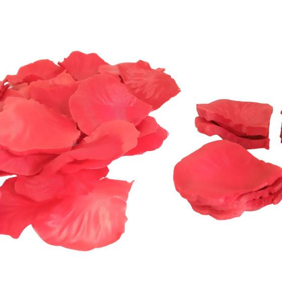 Imagem de 1.000 Petalas De Rosas Artificiais Decoração Casamento Namorado