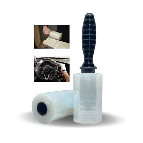 Imagem de 1 Aplicador De Stretch + 5 Rolos De Plastico Filme Transp