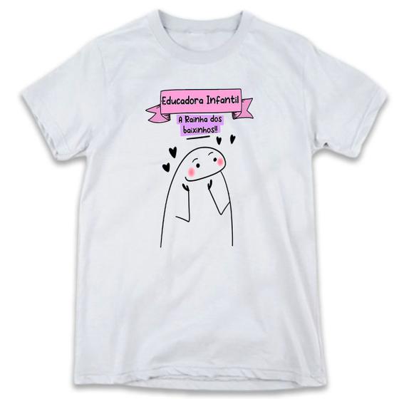 Imagem de 1 Camisa Flork Educadora Infantil a Rainha dos Baixinhos Professora