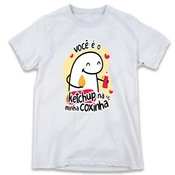 Imagem de 1 Camiseta Dia dos Namorados Flork VC é o Ketchup da minha Coxinha