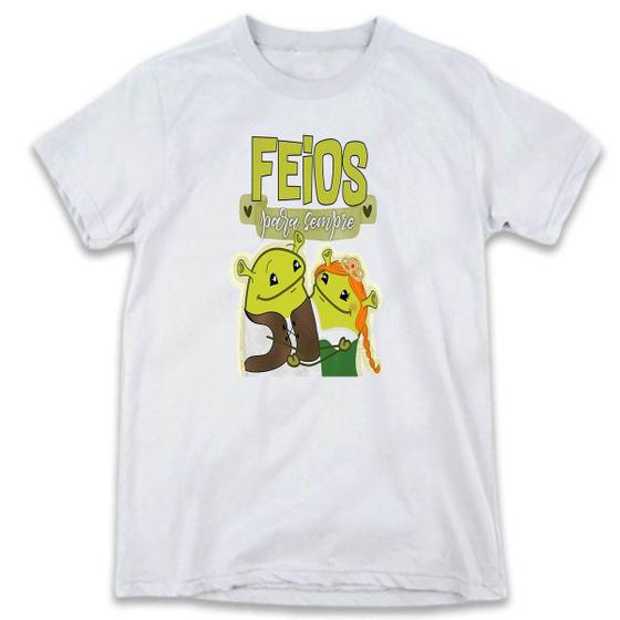 Imagem de 1 Camiseta Flork Frases Feios para Sempre Camisa Engraçada