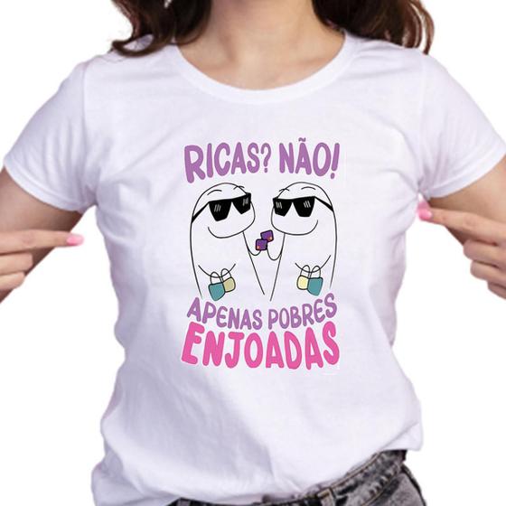 Imagem de 1 Camiseta Flork Ricas Não Apenas Pobres Enjoadas Presente