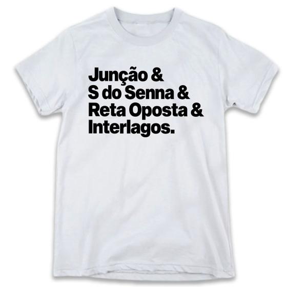 Imagem de 1 Camiseta Fórmula 1 Interlagos Corrida Circuitos Personalizada