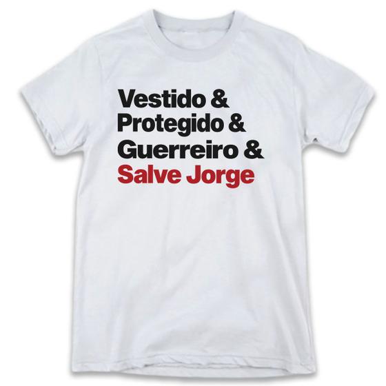 Imagem de 1 Camiseta Frases Dia São Jorge Guerreiro Camisa de Santo