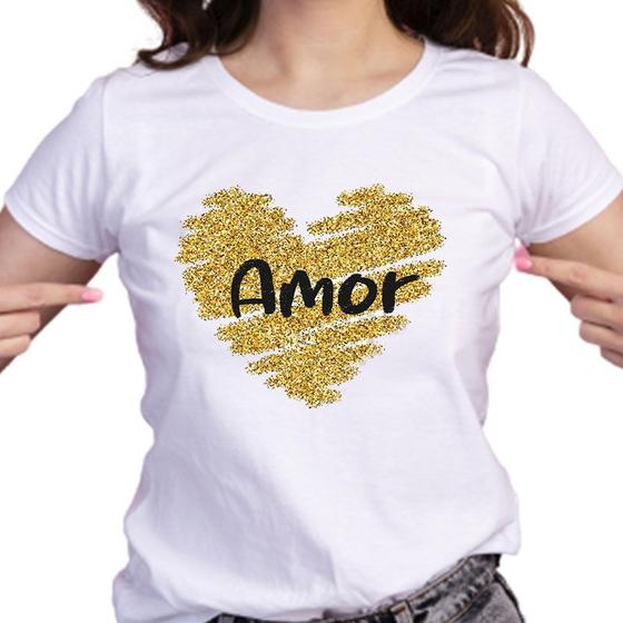 Imagem de 1 Camiseta Personalizada Ano Novo Virada Coracão Amor