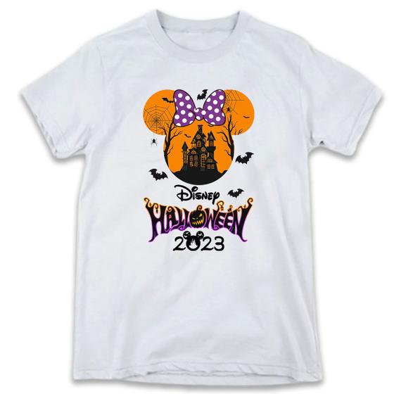 Imagem de 1 Camiseta Personalizada Halloween Viagem Disney Menina