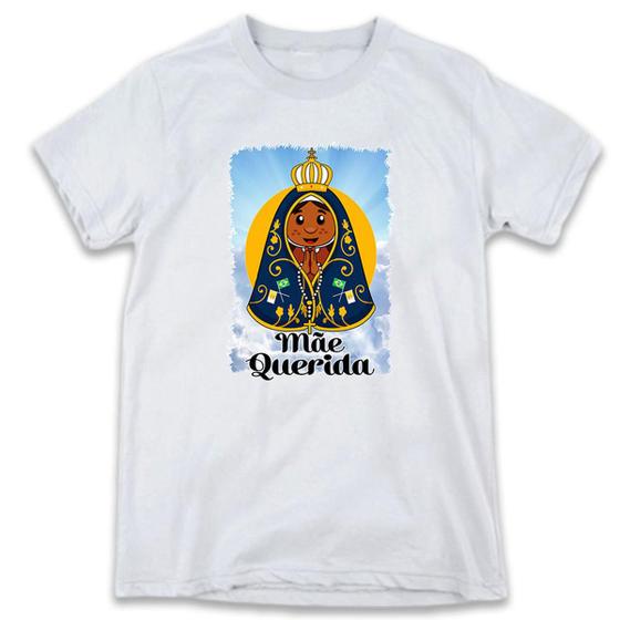 Imagem de 1 Camiseta Personalizada Nossa Senhora Aparecida Mãe Querida