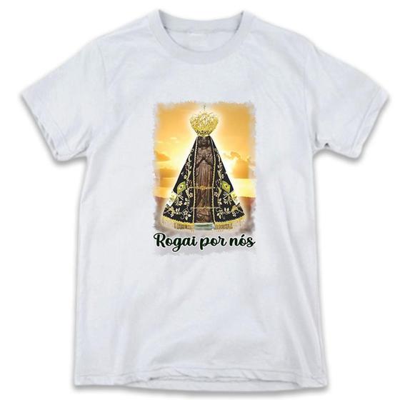 Imagem de 1 Camiseta Personalizada Nossa Senhora Aparecida Sol