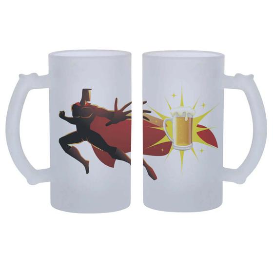 Imagem de 1 Caneca de Chopp Super Herói Presente Criativo