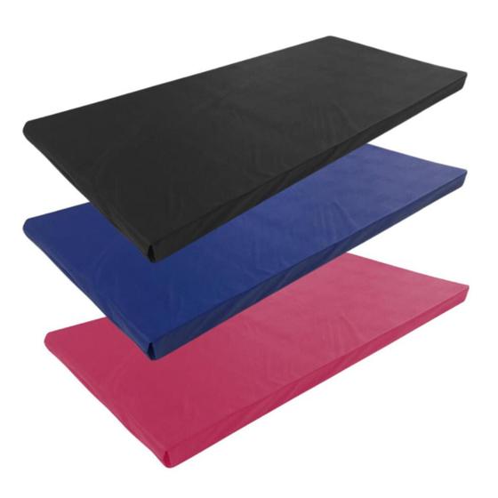 Imagem de 1 Colchonete Grande Para Exercícios  - Resistente e Confortável Grande  120cm x 60cm x 4cm - Cores Exclusivas  AZUL 