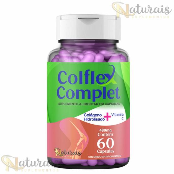 1 Colflex Complet Original 60 Cápsulas de Colágeno Hidrolisado + Vitamina C Menor preço em 1 Colflex Complet Original 60 Cápsulas de Colágeno Hidrolisado + Vitamina C