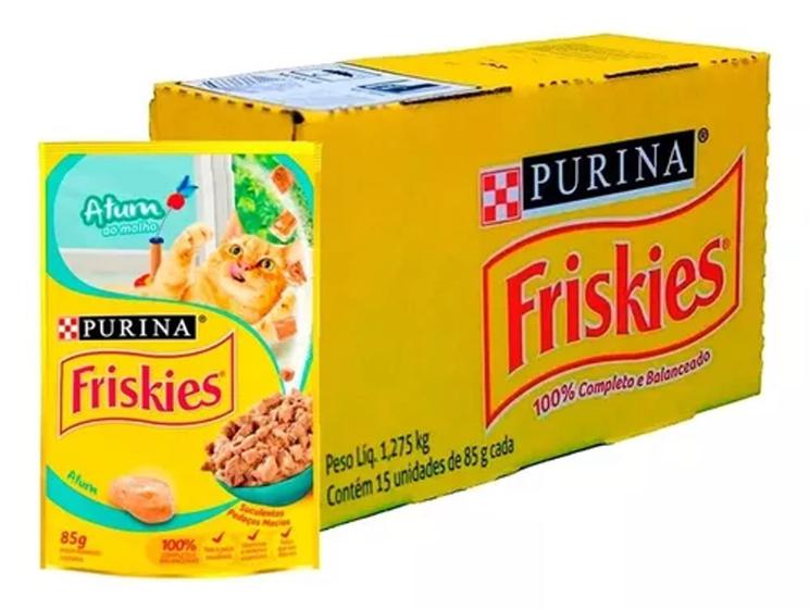 Imagem de 1 Cx Friskies Ao Molho Para Gato 15 Uni