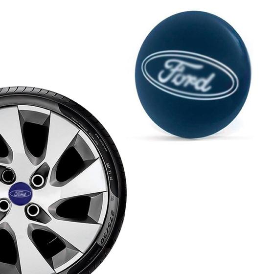 Imagem de 1 Emblema Ford Azul para Calota GFM Aro 13 14 15