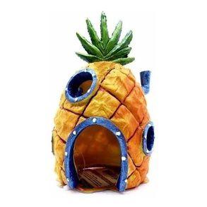 Imagem de 1 Enfeite De Aquário Terrário Abacaxi Casa Do Bob Esponja