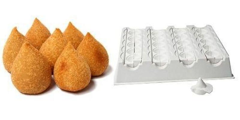 Imagem de 1 Forma Modeladora Fábrica de Coxinhas Pequenas  4,5 X 3 Cm - Gazoni