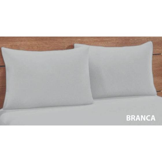 Imagem de 1 Fronha Simples com Zíper 70cmx50cm Percal 200 Fios 100 Algodão