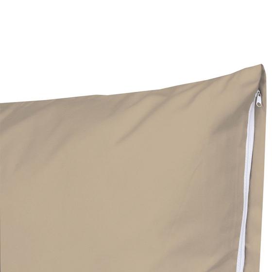 Imagem de 1 Fronha Simples com Zíper 90cmx50cm Percal 400 Fios 100% Poliéster