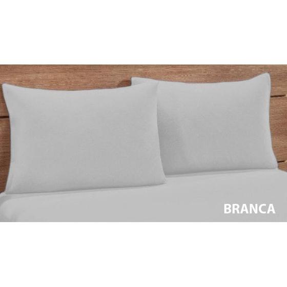 Imagem de 1 Fronha Travesseiro 90cmx50cm Percal Com Zíper 180 fios