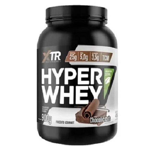 Imagem de 1 hyper whey stevia 900g - sabor chocolicious