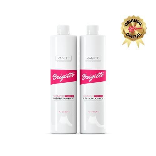 Imagem de 1 - Kit Escova Progressiva Brigitte  Shampoo + Ativo 1000ML