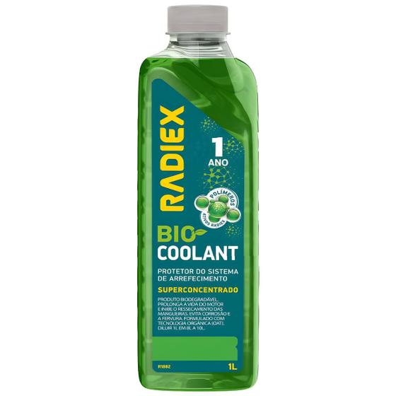 Imagem de 1 Litro Aditivo Protetor Verde Super Concentrado de Radiador Bio Coolant Fluido Solução Original